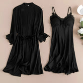 2-Piece Ladies Nighty Set | Sexy Bridal Night Dress (Gown + Inner Dress) | Hot Lingerie for Girls