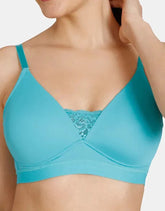 LIGHTLY PADDED NON WIRED T SHIRT BRA-TURQUOISE (Copy)
