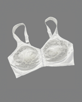 FRONT OPEN MINIMIZER BRA-WHITE