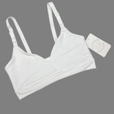 DOUBLE LAYERED SIDE SUPPORT NURSING BRA -WHITE
