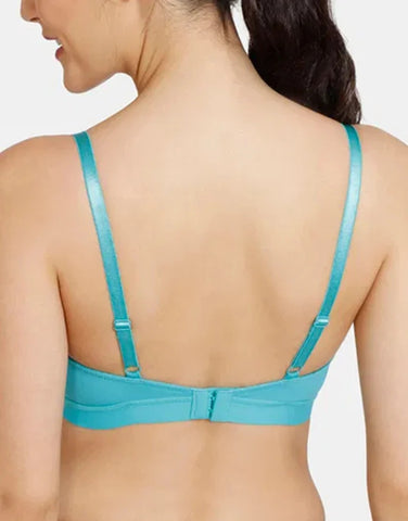 LIGHTLY PADDED NON WIRED T SHIRT BRA-TURQUOISE (Copy)