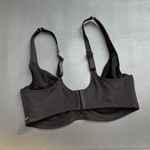 Curvy Double Layered All over Lace Bralette-BLACK