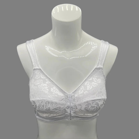 FRONT OPEN MINIMIZER BRA-WHITE