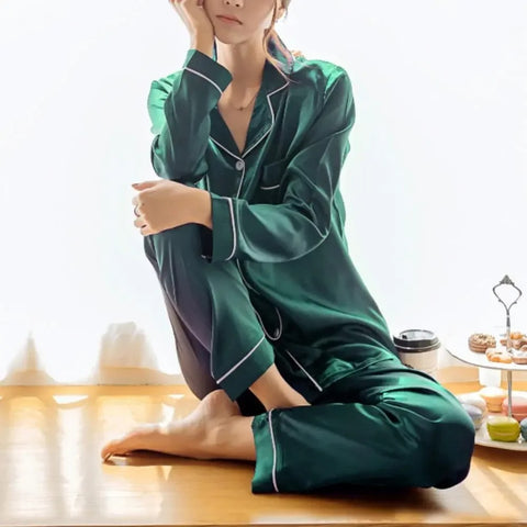 2-Piece Silk Satin Night Suit for Women | Bridal Nighty, Sleepwear & Loungewear Set