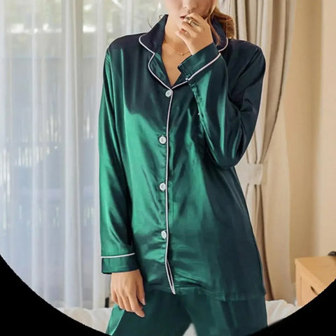 2-Piece Silk Satin Night Suit for Women | Bridal Nighty, Sleepwear & Loungewear Set