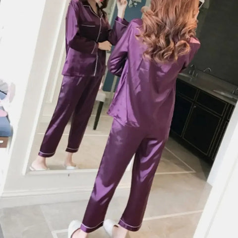 2-Piece Silk Satin Night Suit for Women | Bridal Nighty, Sleepwear & Loungewear Set