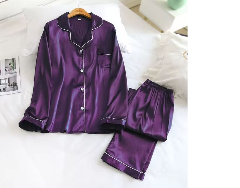 2-Piece Silk Satin Night Suit for Women | Bridal Nighty, Sleepwear & Loungewear Set
