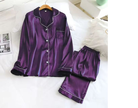 2-Piece Silk Satin Night Suit for Women | Bridal Nighty, Sleepwear & Loungewear Set