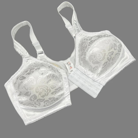 FRONT OPEN MINIMIZER BRA-WHITE