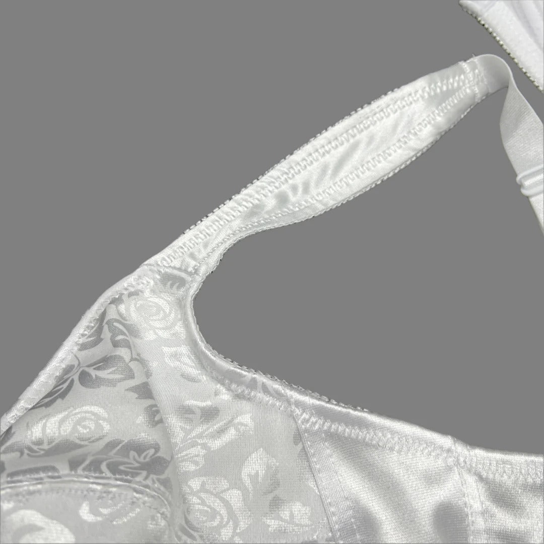 FRONT OPEN MINIMIZER BRA-WHITE