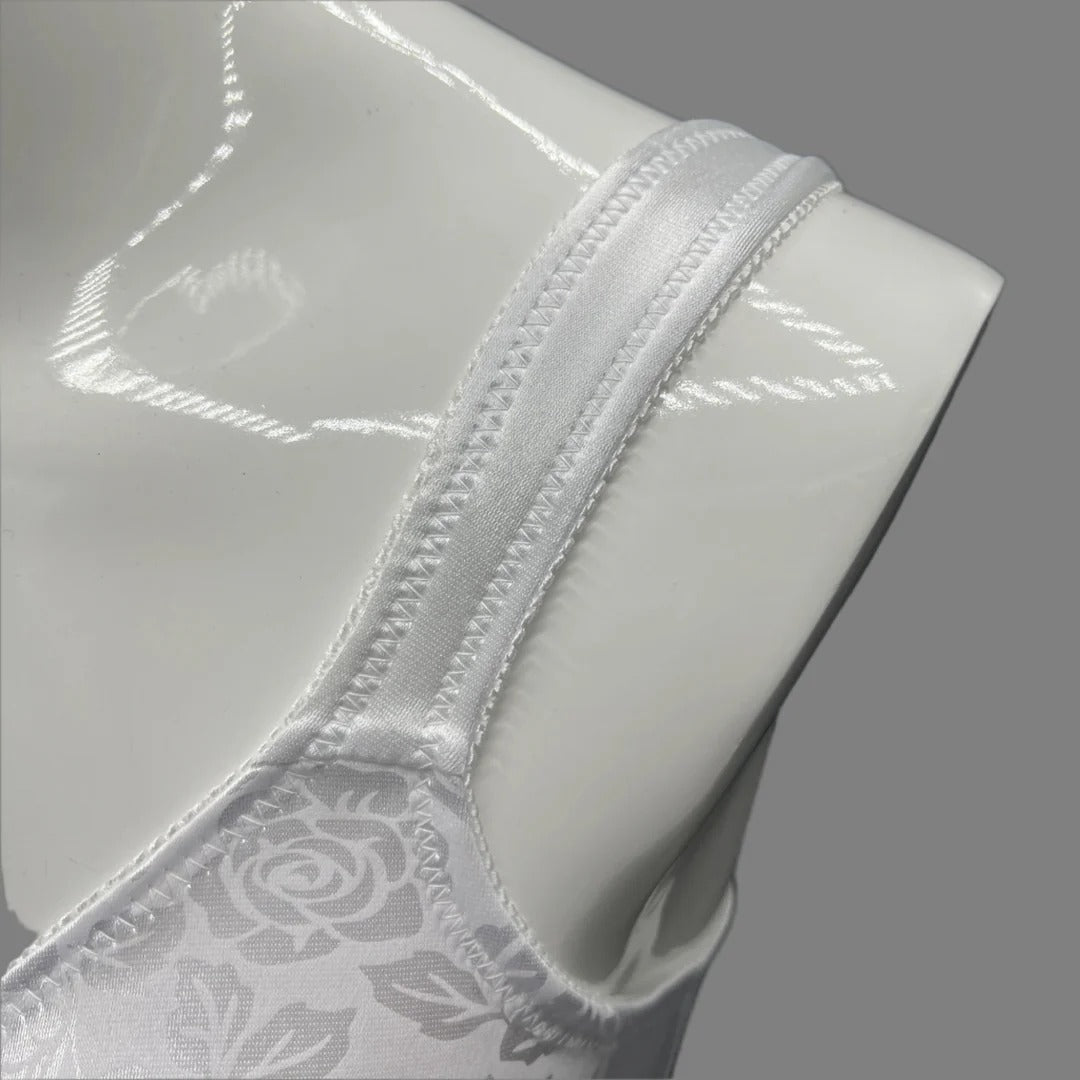 FRONT OPEN MINIMIZER BRA-WHITE