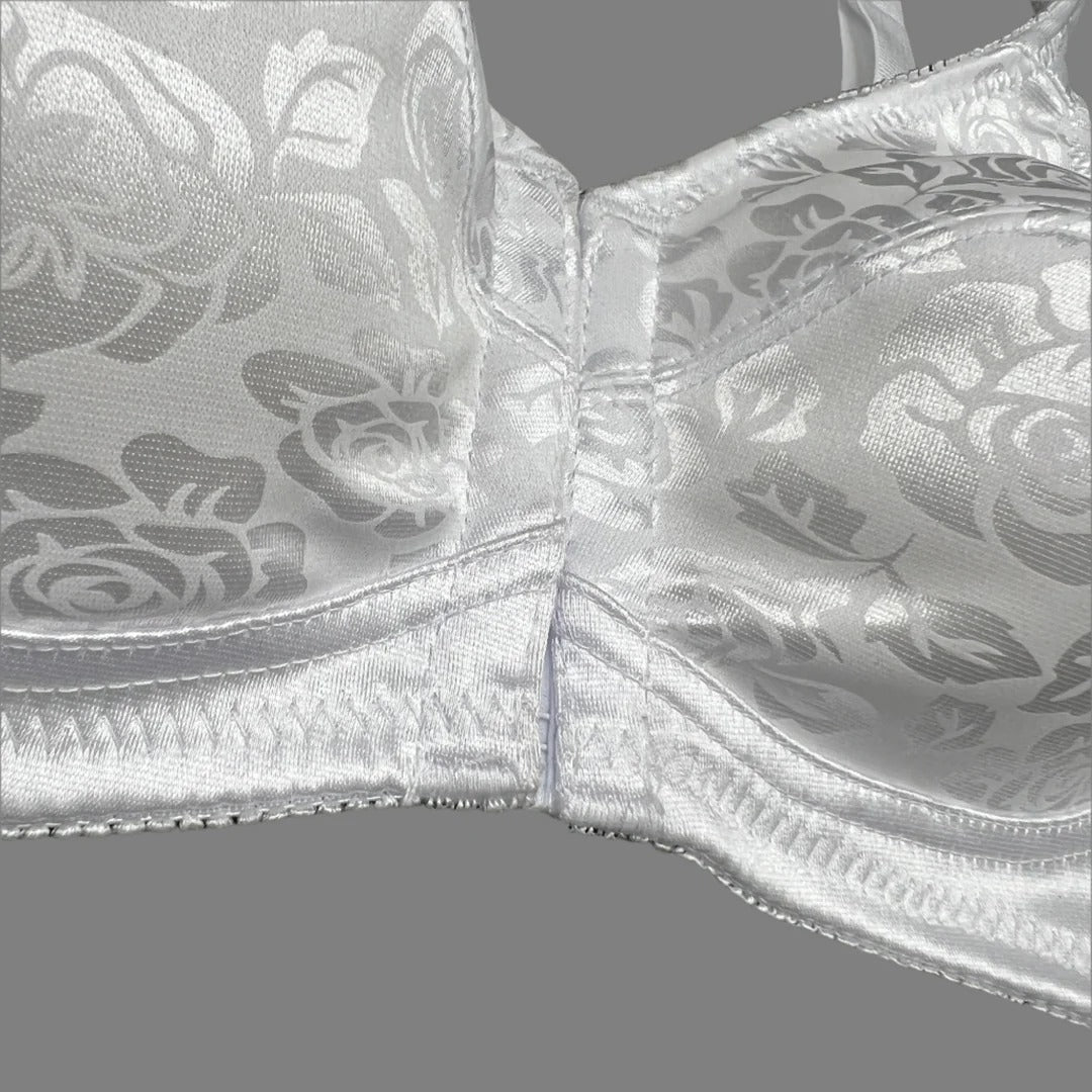 FRONT OPEN MINIMIZER BRA-WHITE