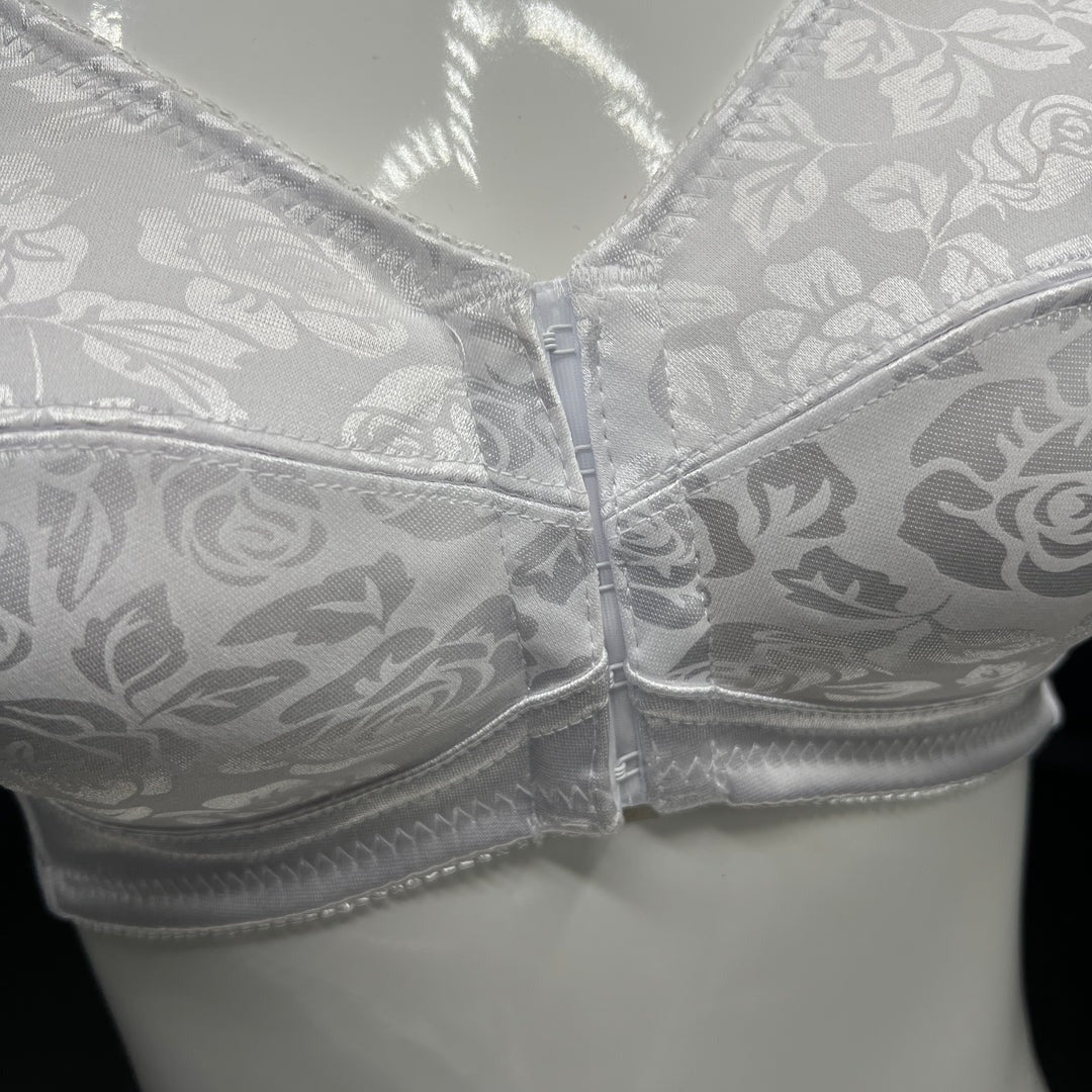 FRONT OPEN MINIMIZER BRA-WHITE